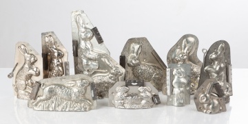 Vintage Easter Bunny Chocolate Moulds