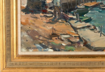 Carl W. Peters (American, 1897-1980) "Pigeon Cove, Rockport"