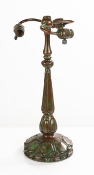 Faux Turtleback Lamp Base in the Manner of Tiffany Studios