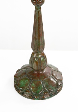 Faux Turtleback Lamp Base in the Manner of Tiffany Studios