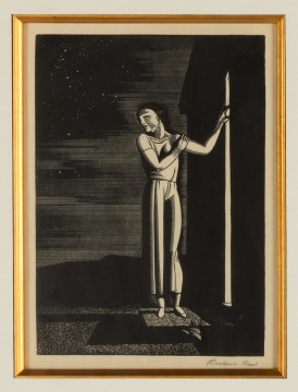 Rockwell Kent (American, 1882-1971) Starry Knight, 1933