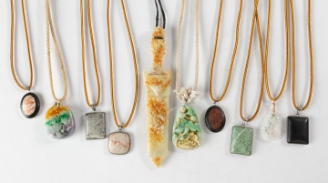 Chinese Hardstone Pendants & Amulets