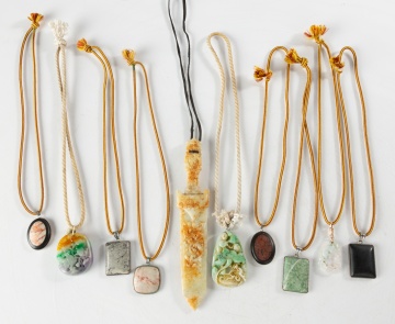Chinese Hardstone Pendants & Amulets