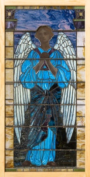 Tiffany Studios Window, Angel of Prayer