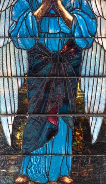 Tiffany Studios Window, Angel of Prayer