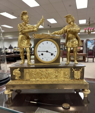 19th Century French Gilt Bronze Ormolu Clock