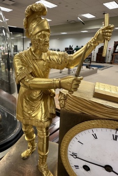 19th Century French Gilt Bronze Ormolu Clock