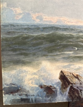 William Trost Richards (American, 1833-1905) Seascape