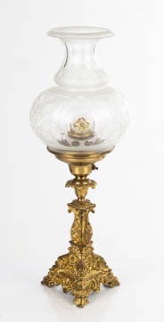 19th Century Astral Lamp