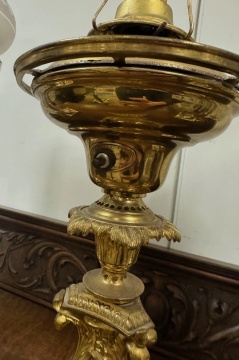 19th Century Astral Lamp