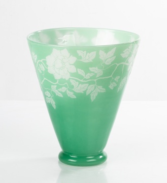 Steuben Acid Cut-Back Vase