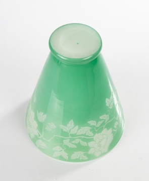 Steuben Acid Cut-Back Vase