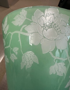 Steuben Acid Cut-Back Vase