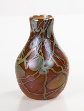 Steuben Decorated Cabinet Vase