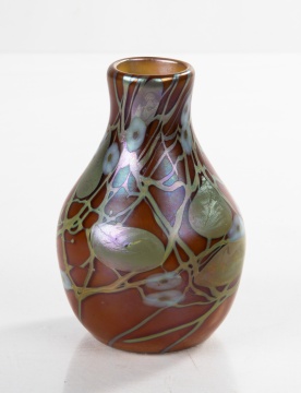 Steuben Decorated Cabinet Vase