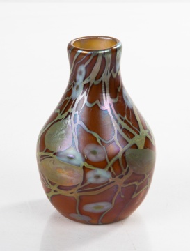 Steuben Decorated Cabinet Vase