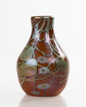 Steuben Decorated Cabinet Vase