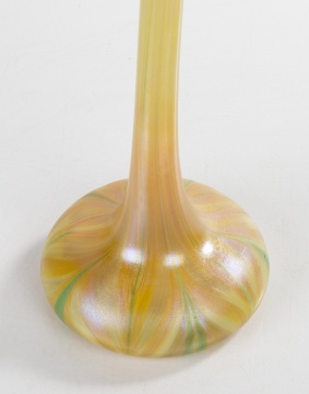 Tiffany Studios New York "Jack in the Pulpit" Favrile Glass Vase