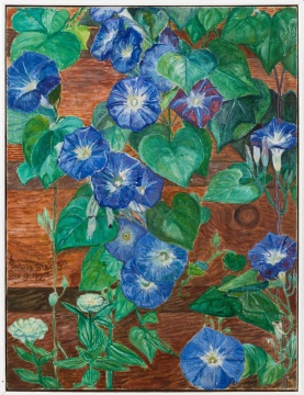 Sylvia Sleigh (American, 1916-2010) "Morning Glories"