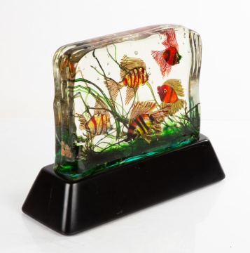 Cenedese Murano Glass Aquarium, Attributed to Aldredo Barbini