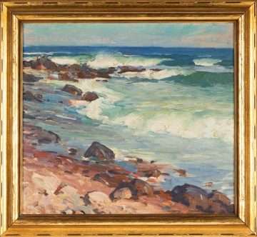 Emile A. Gruppe (American, 1896-1978) Seascape