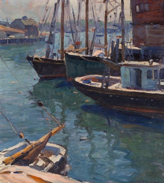 Emile A. Gruppe (American, 1896-1978) Fishing Boats