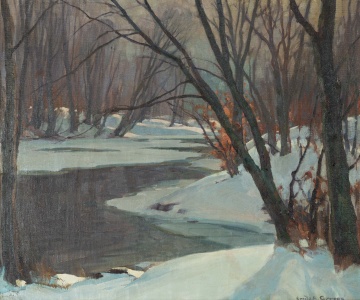 Emile A. Gruppe (American, 1896-1978) "March Thaw"