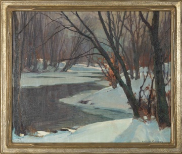 Emile A. Gruppe (American, 1896-1978) "March Thaw"