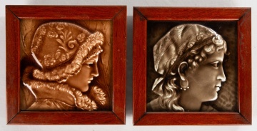 Intaglio Relief Portraits, Providential Tile Co., Trenton, NJ