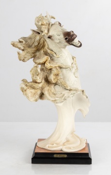 Giorgio Armani Capodimonte Rearing Horse Sculpture