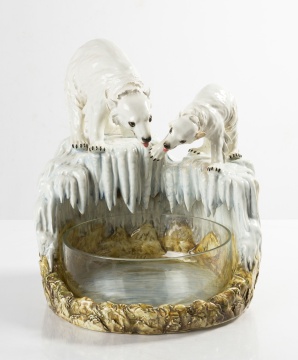 Capodimonte Polar Bear Centerpiece