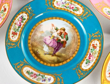 Sevres Chateau des Tuileres Porcelain Plates