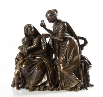 Grand Tour Bronze Figural Group