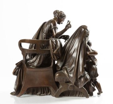 Grand Tour Bronze Figural Group