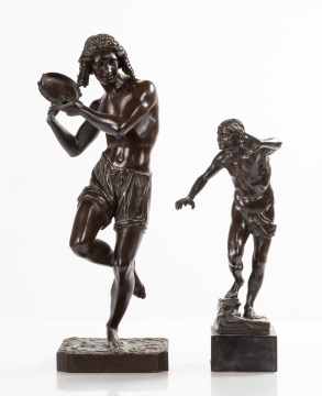 Two Figural Bronze Sculptures