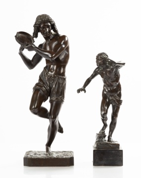 Two Figural Bronze Sculptures