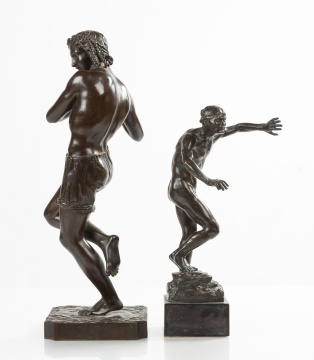 Two Figural Bronze Sculptures