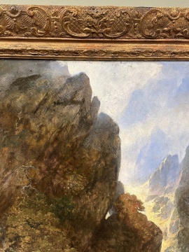 19th Century Romantic Landscape, Unsigned