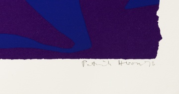 Patrick Heron (British, 1920-1999) "January 1973: 3"