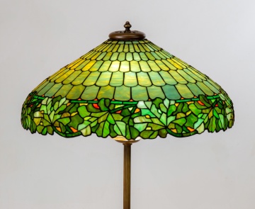 Duffner & Kimberly Oak Leaf Floor Lamp