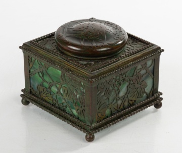 Tiffany Studios Grapevine Inkwell