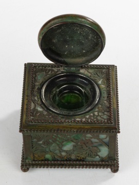 Tiffany Studios Grapevine Inkwell