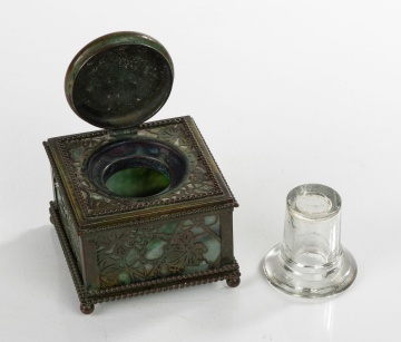 Tiffany Studios Grapevine Inkwell