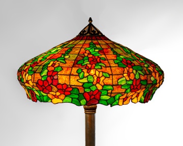 Rare Handel Hollyhock Floor Lamp