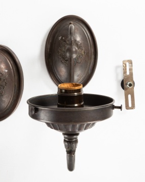 Pair of Handel Sconces with an Extra Shade