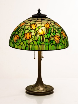 Unique Art Glass Co. Tulip Lamp