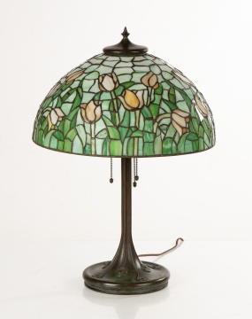 Unique Art Glass Co. Tulip Lamp