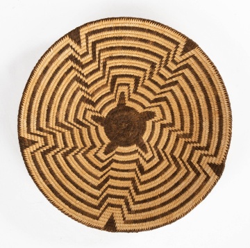 Native American Pima Star Basket Tray