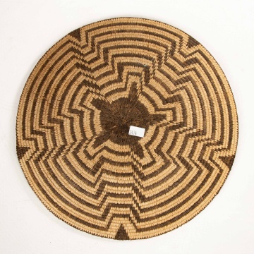 Native American Pima Star Basket Tray