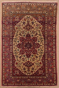 Two Kashan Rugs, A Near Pair